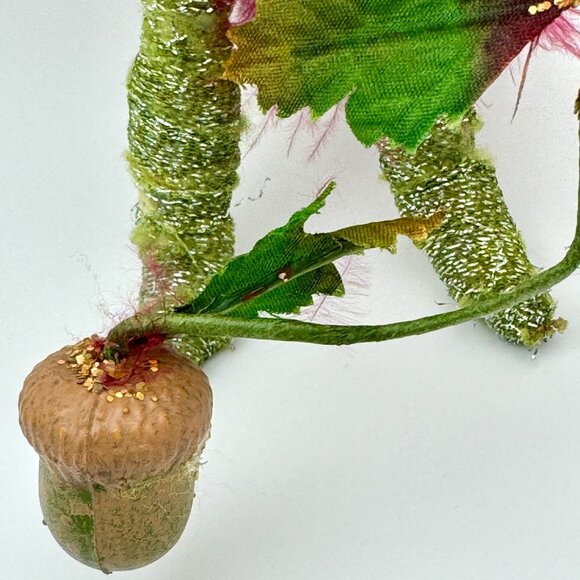 Vintage Christmas Traditions By Aldik Elf Posable Acorn Belt Fairy - Picture 9 of 9